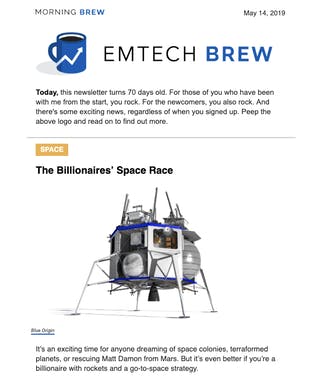 Emerging Tech Brew