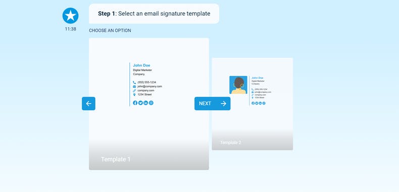 Free Email Signature Template Generator