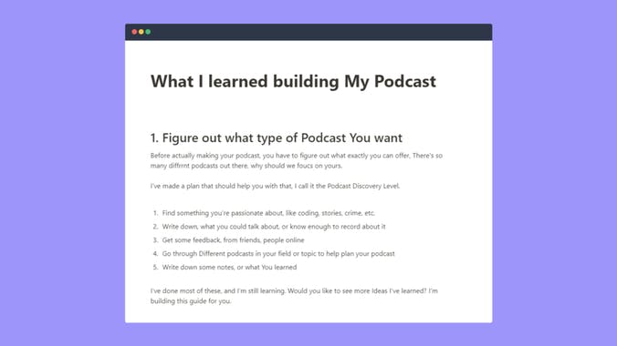 Indie Podcasting Kit