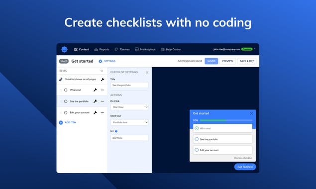 User Onboarding Checklists by Usetiful