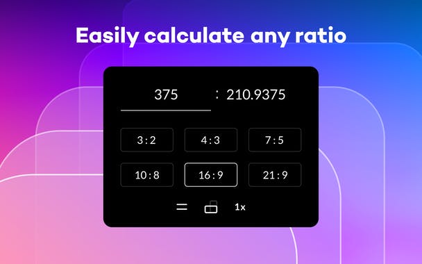 Sizey: Aspect Ratio Calculator