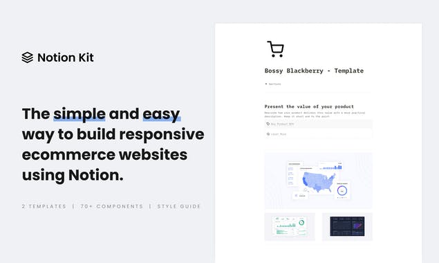 Notion E-Commerce UI Kit