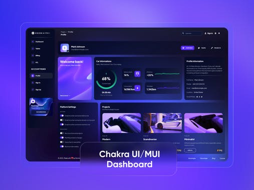 Vision UI Dashboard