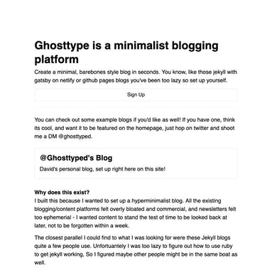 Ghosttype