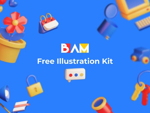 BAM Free 3D Illustration Kit