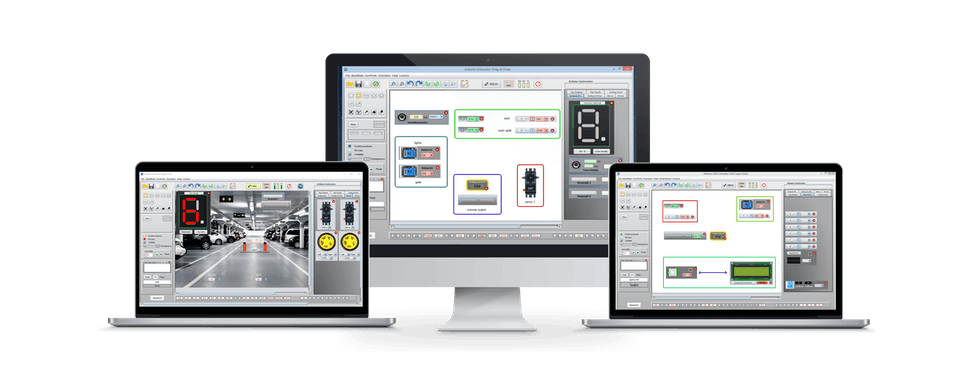 Arduino Simulator Drag & Draw