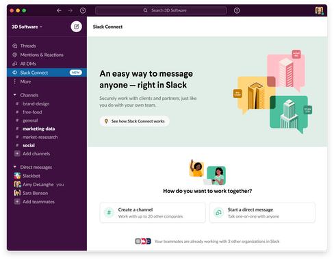 Slack Connect Direct Messages