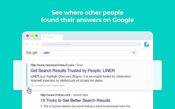 Google Search Scanner by LINER