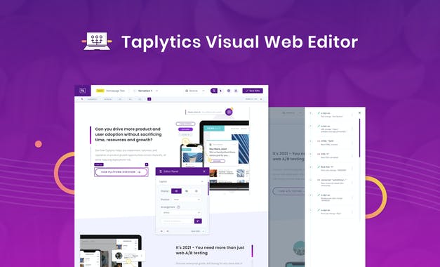 No-Code Visual Web Editor by Taplytics