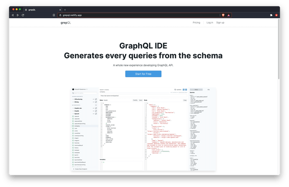 grepQL - GraphQL IDE