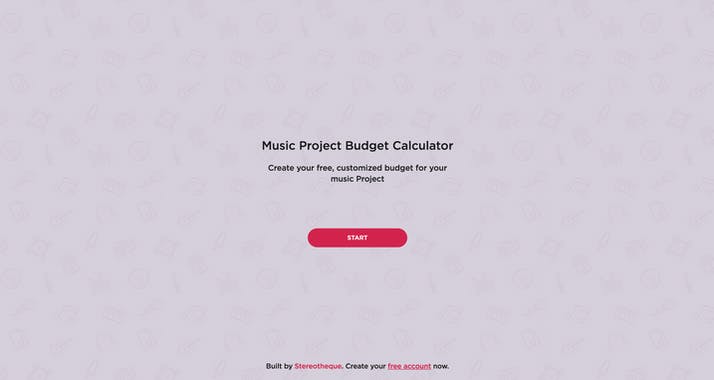 Music Project Budget Calculator