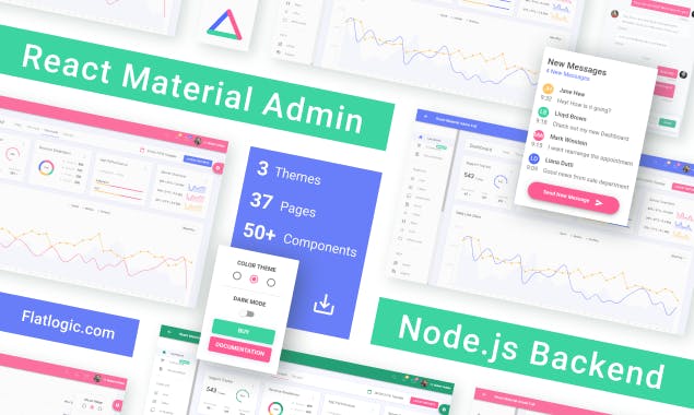 React Material UI Admin Node.js