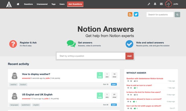 Notion Answers