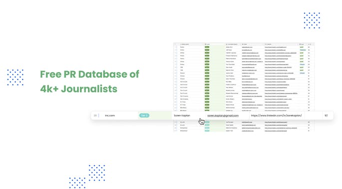 PR Database by WeLoveNoCode