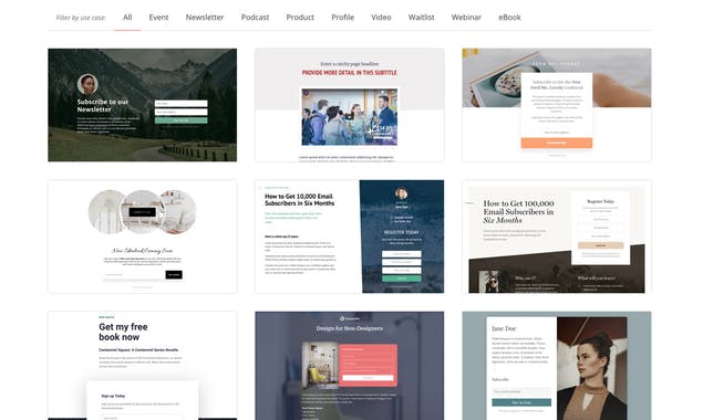 Landing Pages by ConvertKit