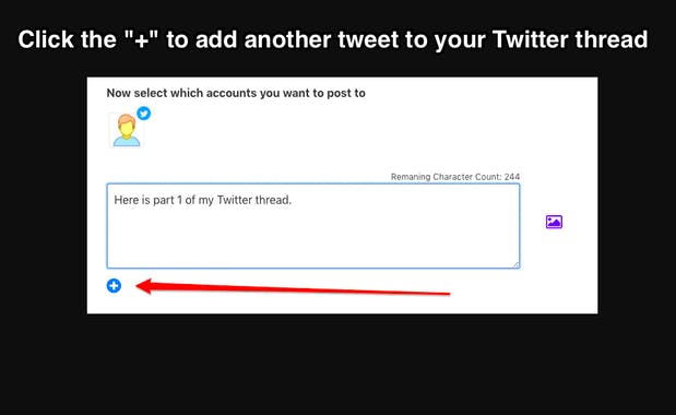 Twitter Thread Scheduler from OneUp