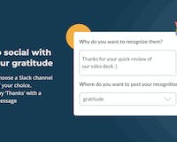 Thanks app for Slack