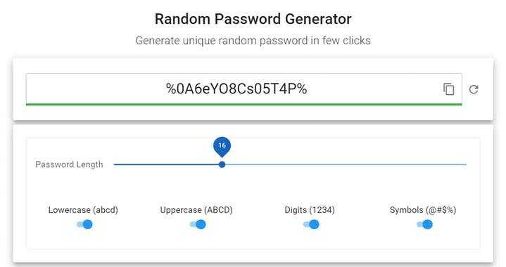 Random Password Generator