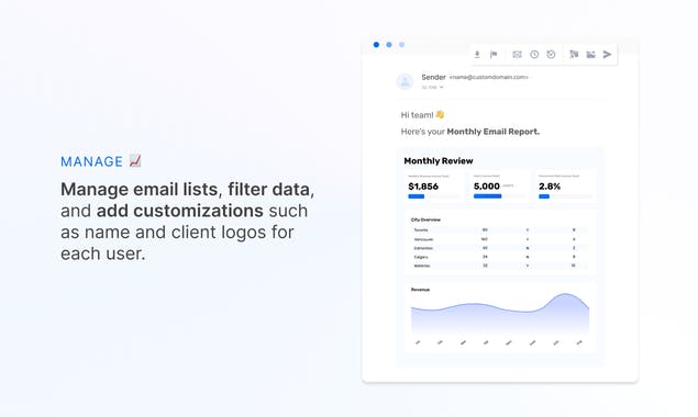 Email Reports by Explo