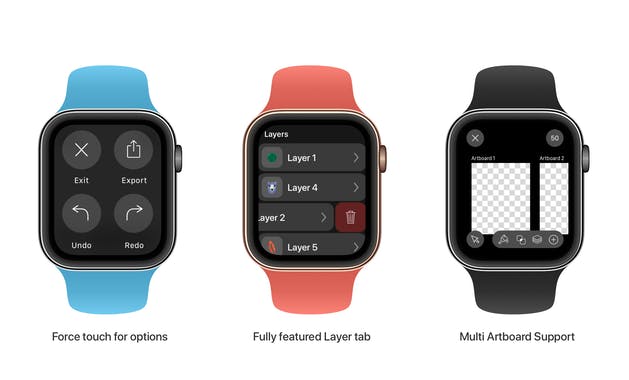 Vectornator Mini on Apple Watch