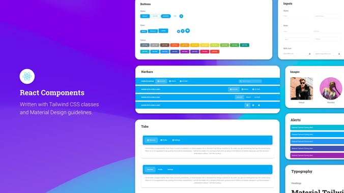 Material Tailwind Kit React