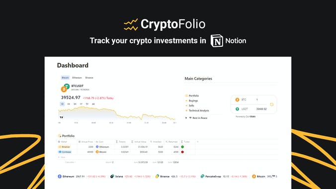 Notion Cryptofolio