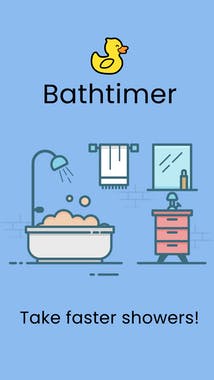 Bathtimer: Shorter Showers