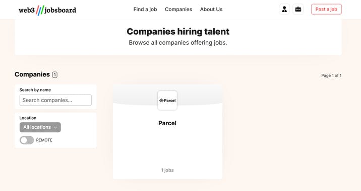 Web3jobsboard