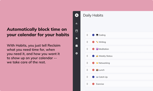 Habits by Reclaim.ai