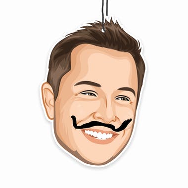 Elon's Musk with a Moustache