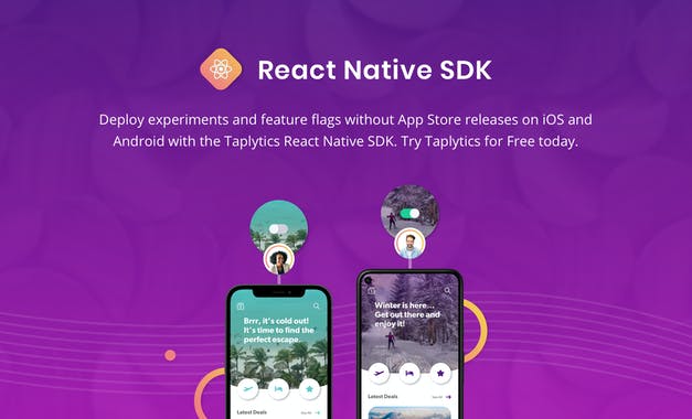 Taplytics React Native A/B Testing