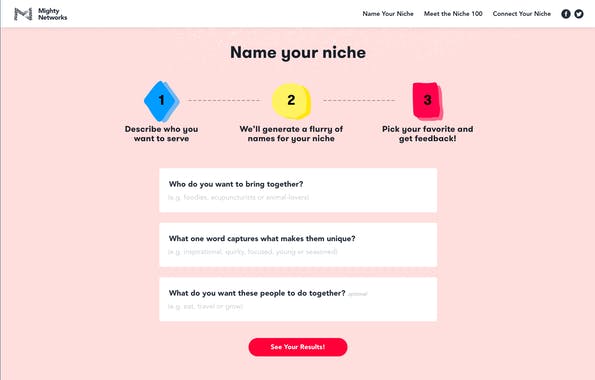 The Mighty Niche Name Generator