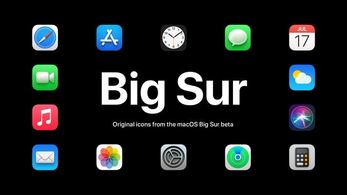macOS Big Sur icons