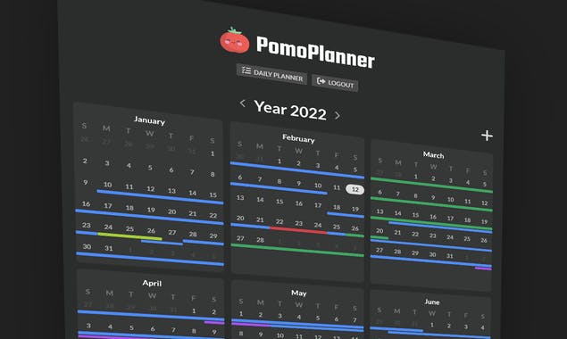 Yearly Planner by PomoPlanner