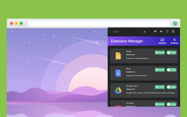 Extension Manager