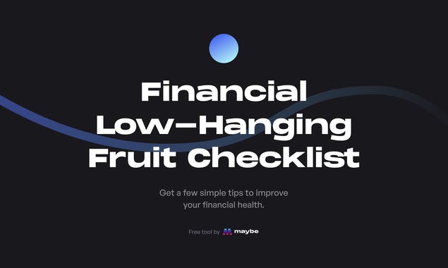 Financial Low‑Hanging Fruit Checklist