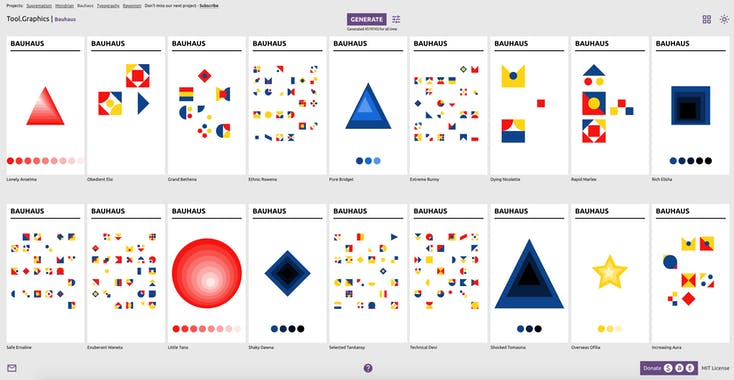 Bauhaus Art Generator