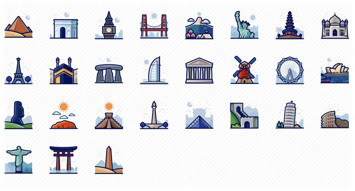 1000 Detailed Creative Icons