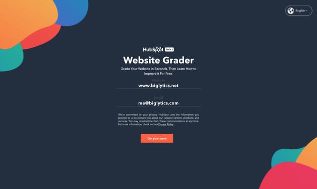 The New Website Grader