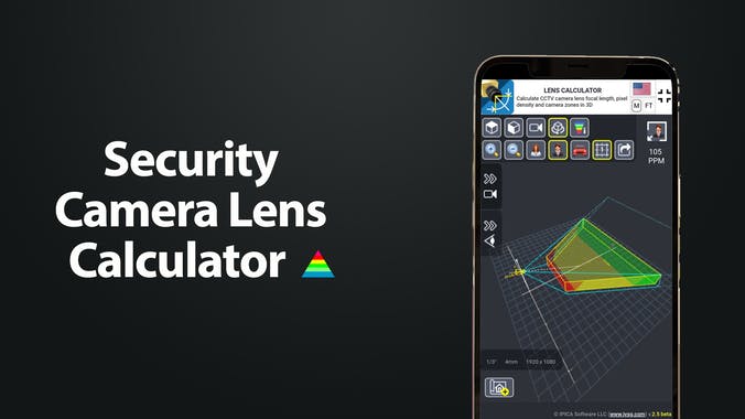 Security Camera Lens Calculator