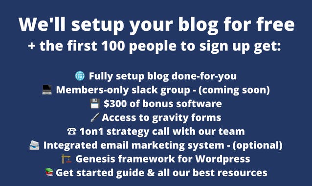 Start A Blog