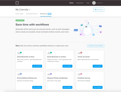 Calendly Workflows