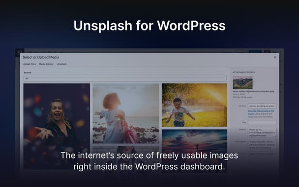 Unsplash for WordPress