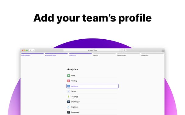 Tools for Teams