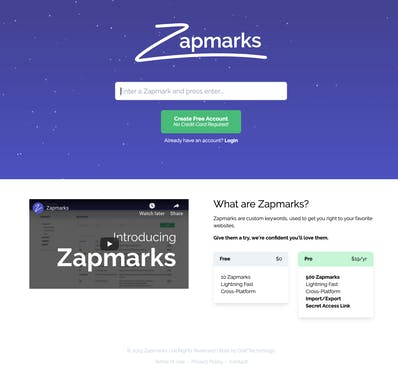 Zapmarks