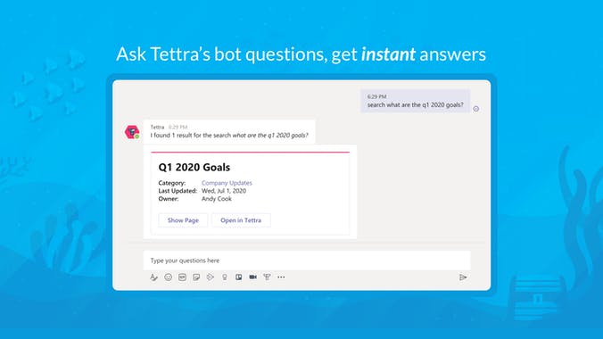 Tettra for Microsoft Teams