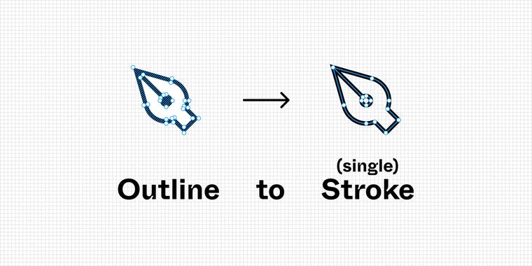 Outline to Single Stroke