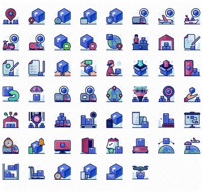 1000 Detailed Creative Icons