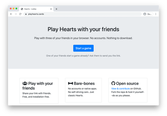 Play Hearts